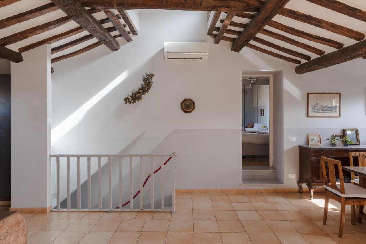 Amazing Penthouse With Terrace And Rooftop In Trastevere Roma Exterior foto